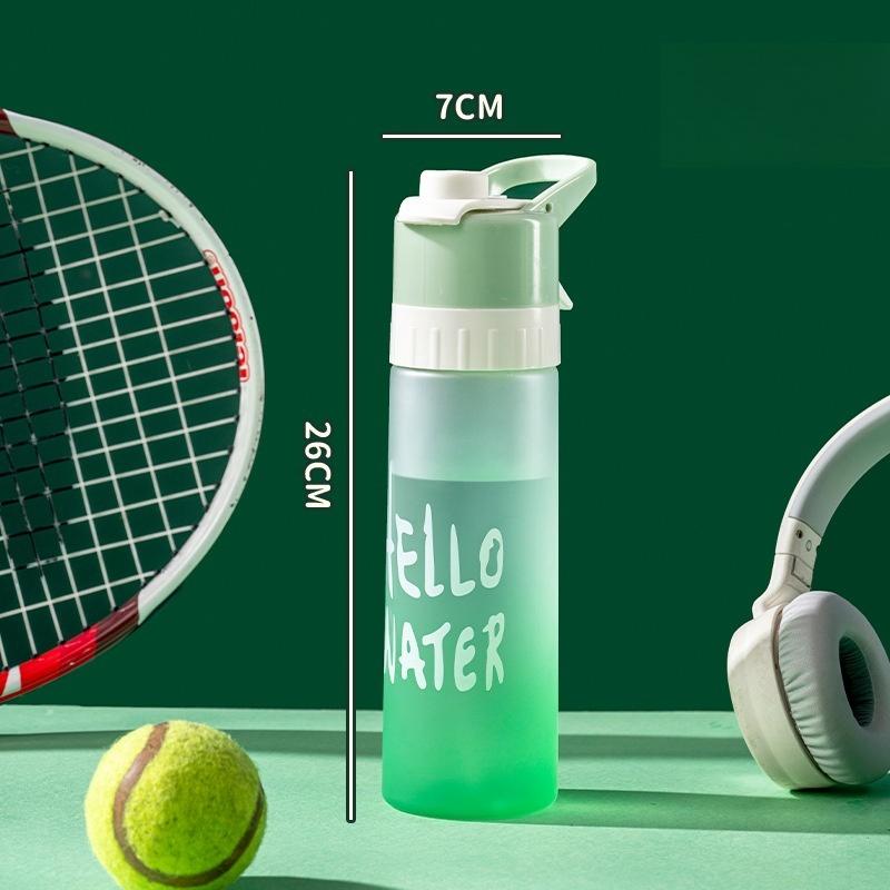 Spray Water Cup Large Capacity Male and Female Sports Food Grade Student Cooling Portable Water Bottle Air Jet Spray Cup