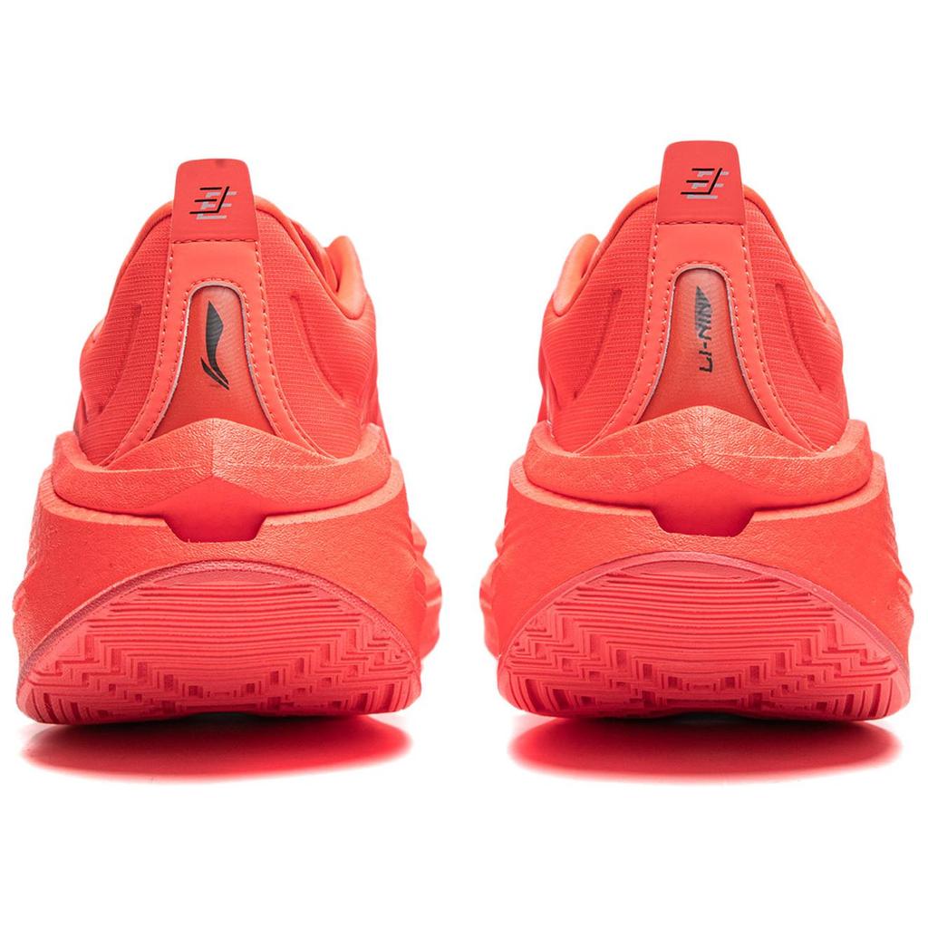 Li Ning Shadow 3 Essential Тканевая Амортизация Поддержка Отскок Низкий Профиль Повседневные Беговые Кроссовки Мужские Красные ARRU007-3