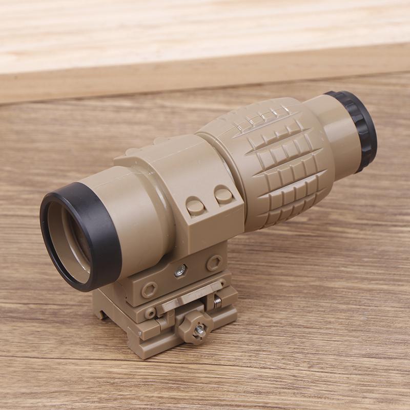 Регулируемый прицел с увеличительным стеклом, компактные прицелы с откидной крышкой, подходят для 20-мм и 21-мм рельсовых креплений, игрушки, аксессуары для телескопов
