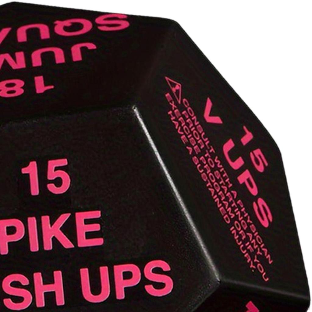 Bodyweight Sports Dice Fitness 4 Inches In Diameter Hiit Family Games Exercise Workout
