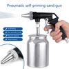 Effective Aluminum Sandblasters Sturdy Air Sandblasters 1000ml Aluminum Pots for Efficient Rusts and Paint Removal