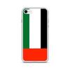 Coque iPhone - Multicolore - Drapeau Émirats Arabes Unis - Souple - TPU - Vertical