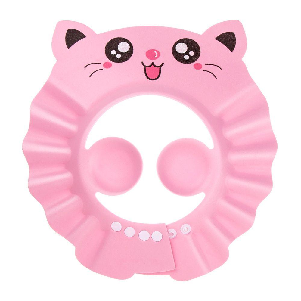 Girls Waterproof Adjustable Eye Protection Wash Hair Shield Bath Visor Baby Shower Caps Shampoo Hat