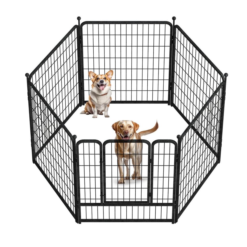 Portable Dog Playpen Yard Fence for Camping and RVs