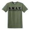 Футболка SWAT Мужская Женская Футболки Топ Карнавальный Костюм Военный S.W.A.T Полицейский Костюм Студенческий Вечеринка Топ