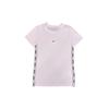 Logo Sports Casual Crew Neck Short Sleeve T-Shirt Women Tops Pink DC0575-630