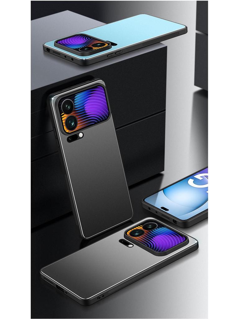 Защитный чехол-подставка Xiaomi 17 Pro/Pro Max с матовой поверхностью, полноформатная защита, противоударный дизайн для мужчин