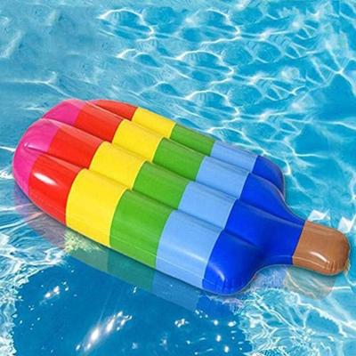 Гигантский надувной буй в форме мороженого 107 см разноцветный для детей и взрослых для бассейна или пляжа
