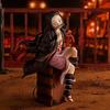 15CM Demon Slayer Kamado Nezuko Sitting Model Toy PVC Figure Toy Gift Collection Box Decoration Desktop Collection Decoration