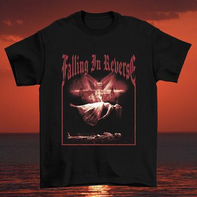 Подарок для фаната группы Falling In Reverse Унисекс Футболка Топы Футболка Полный размер S-4XL