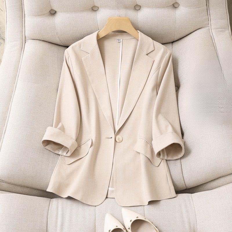 Stylish Casual Blazer Jacket for Women Perfect for Spring and Fall Seasons