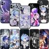 CJ48 Emilia Re Zero Ram Rem Чехол для телефона для Samsung Galaxy S20 S21 S22 Ultra FE + Plus A21S A22 A24 A25 A26 A30 A30S A31
