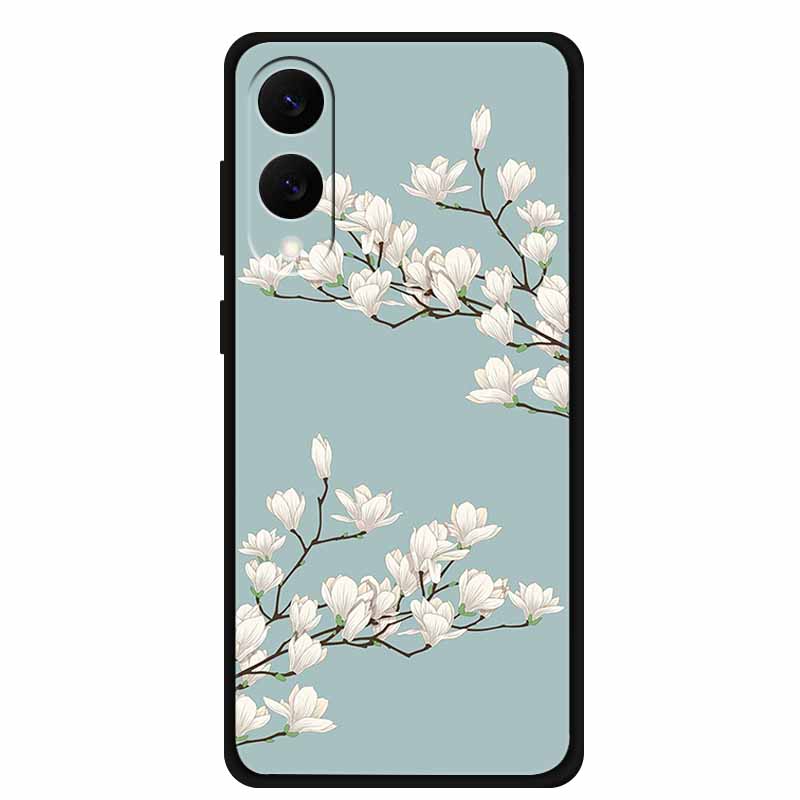 3D Flowers Case For Samsung Galaxy S25 Ultra Plus FE Edge Soft Silicone Bumper Phone Cases for Samsung S 25 Back Emboss Covers