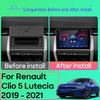 Android Multimedia For Renault Clio 5 Lutecia 2019 - 2021 Car Stereo CPU Radio QLED Player Navigation BT HDR Screen Dash Cam 5G