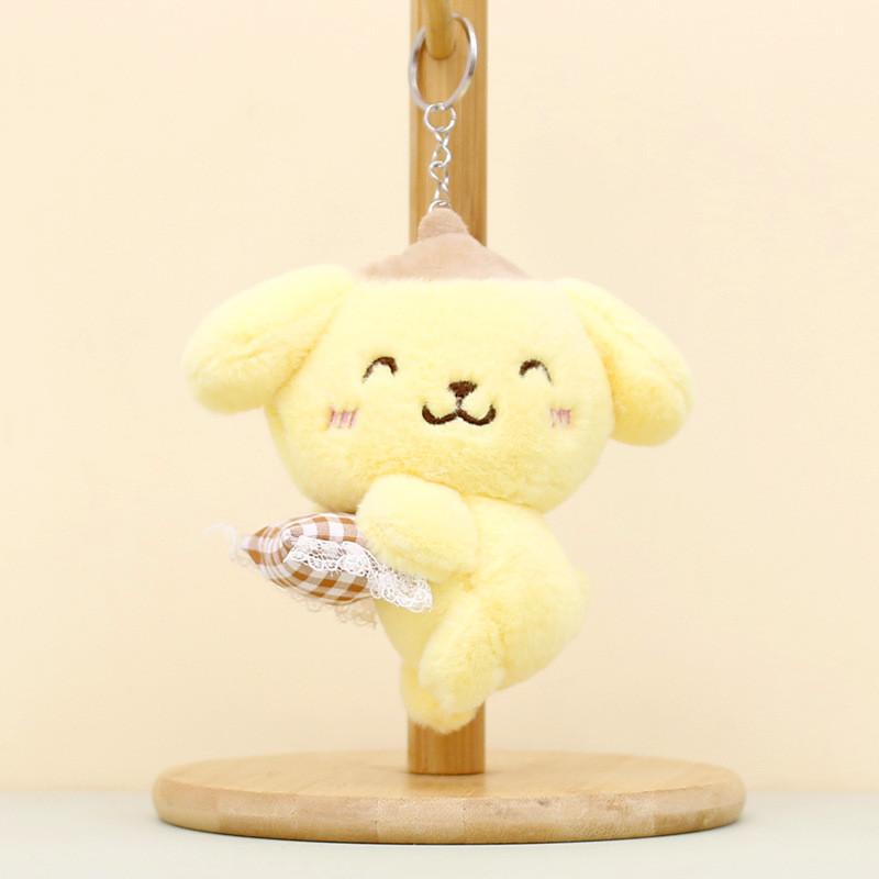 Очаровательный плюшевый брелок Sanrio с куклами My Melody и милой Kuromi