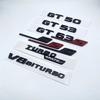 3D ABS Плоские Буквы GT50 GT53 GT63 GT63S V8 Biturbo 4matic+ ABS Шильдик для Mercedes Benz AMG C190 X290 Наклейка на Бок/Багажник Автомобиля