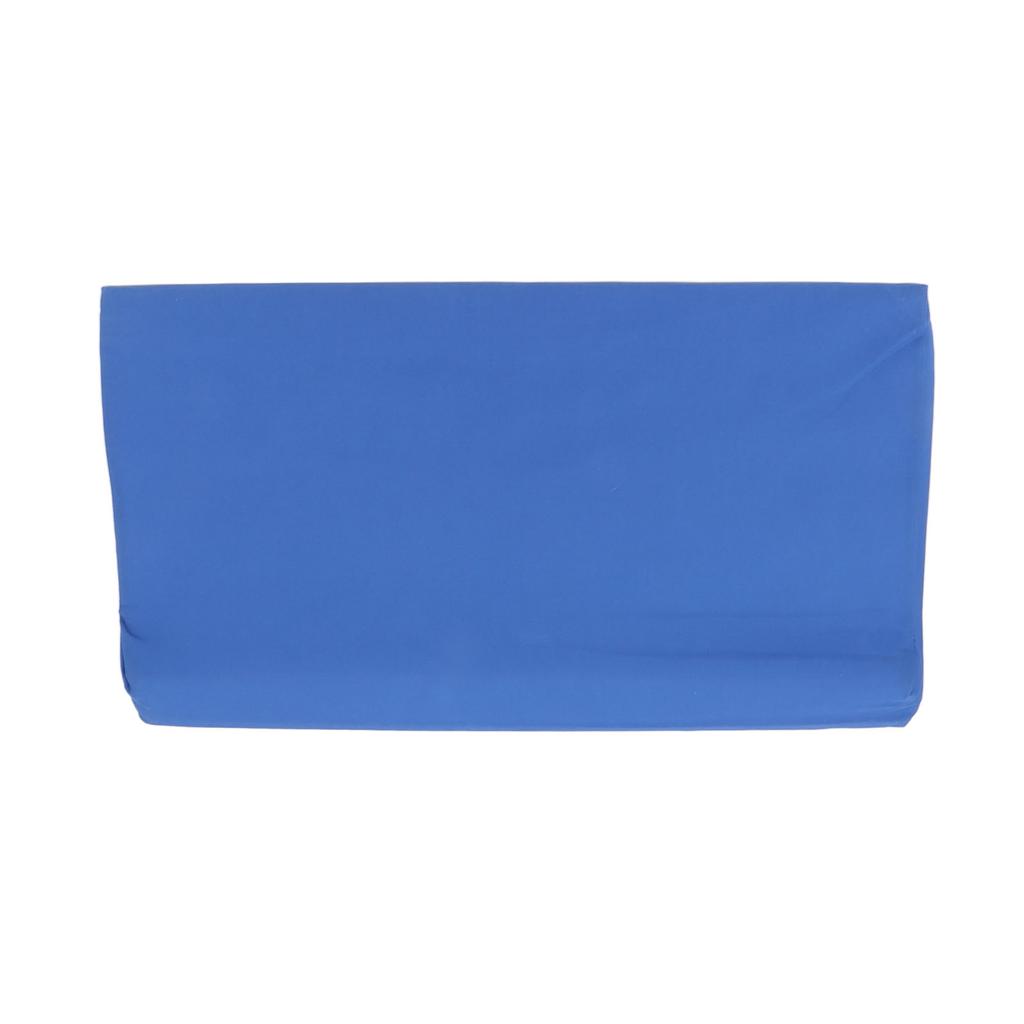 Blue Body Side Wedge Pillow with Hidden Zipper PU Leather Incline Side Wedge Pillow for Adults Side