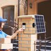 4W Solar Charger 9.8Ft Charging Cable Solar Panel Kit 360° Adjustable Wall Mount Solar Charging Panel for Ring Video Doorbell 4