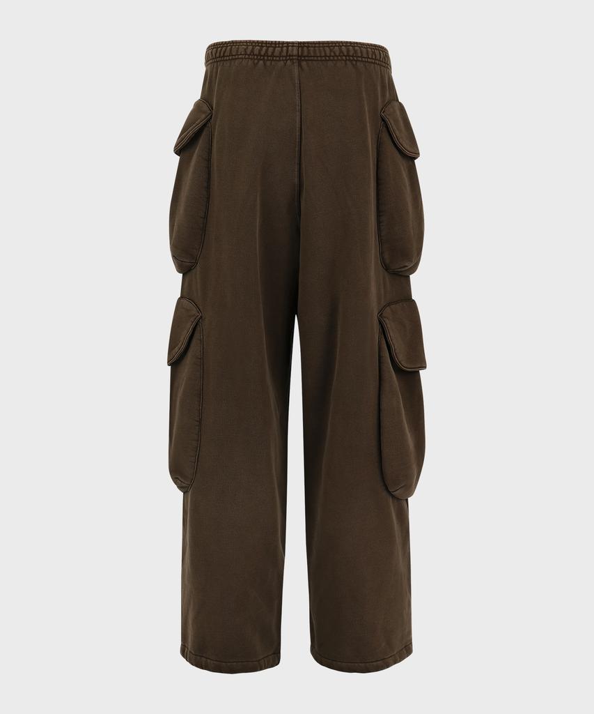 Entaieoseutyudio (U) Heavy Cargo Sweatpants Brunette Heavy Gocar Brunette