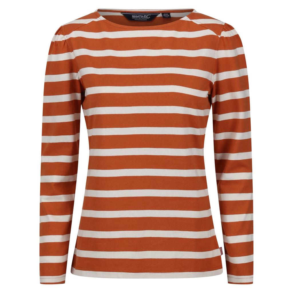 Regatta Womens/Ladies Federica Stripe Long-Sleeved T-Shirt