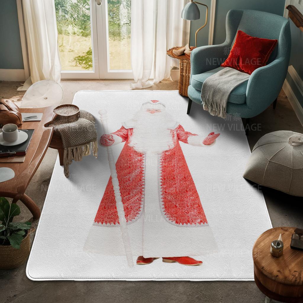 Ковер у входа в дом Домашний коврик у двери Гостиная Ванная Комната Ноги ванная комната Нескользящие коврики с водопоглощением для ванной Счастливого Рождества зима