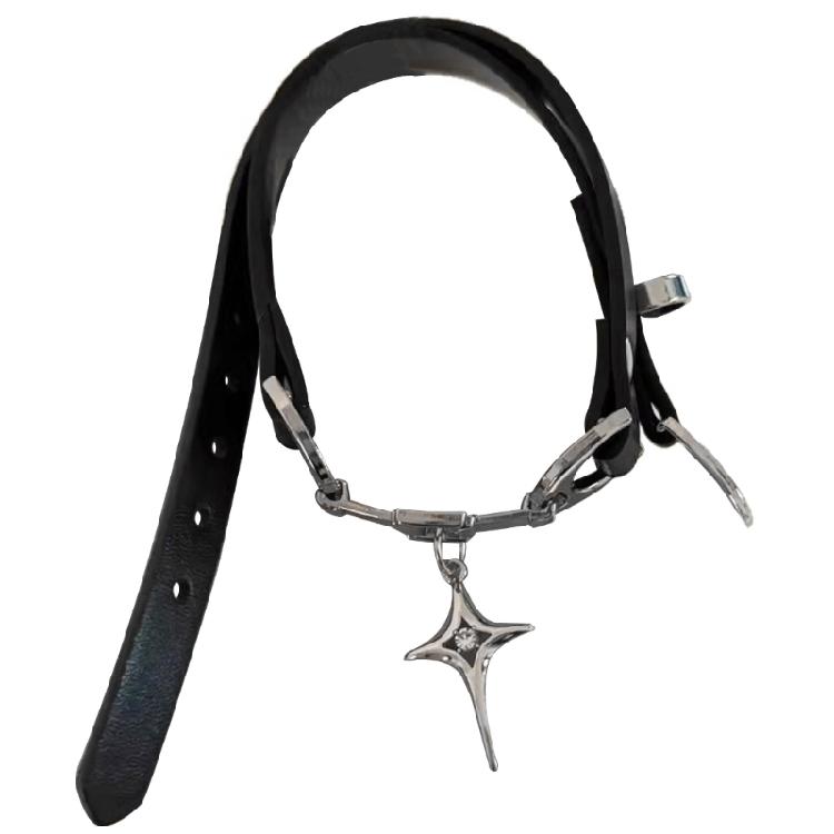 Подвески-крестики Чокеры Ожерелье Изделие из ПУ кожи для модных многослойных образов