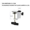 360degree Desktop Base Cantilever Light Fixture Mic Stand Clip