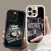Роскошный чехол для телефона с принтом "Время - деньги" для IPhone 16 15 14 13 12 11 Pro Max Mini XR XS X 7 8 6 6s Plus, мягкая задняя крышка из ТПУ