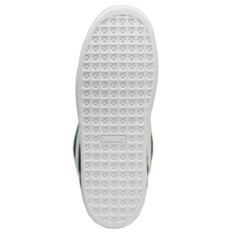 Puma Замшевые XL Темно-миртовые унисекс-кеды Зеленый Тепло-белый 395205-21