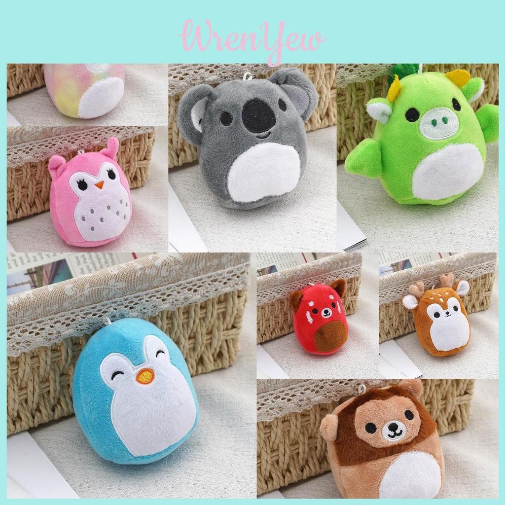 Уютный брелок Squishallow, плюшевая игрушка-мишка для детей в подарок