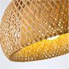Handwoven Natural Rattan Wicker Lampshade Retro Natural Environmentally Friendly Chandelier Bamboo Lantern Chandelier