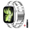 Металлический ремешок для Apple Watch 46мм 42мм 45мм 44мм 40 41мм Ultra 3 2 1 49мм Модный браслет iWatch Серии 11 10 9 8 7 6 5 SE3