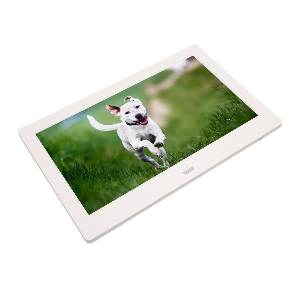 Цифровая фоторамка 10,1 дюйма HD с функцией автоматического поворота, поддержкой видео и музыки, электронная фоторамка с