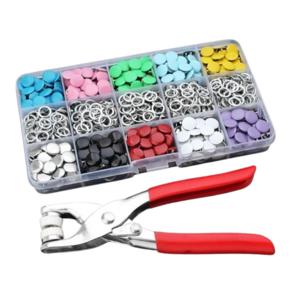 100Pcs Thickened Snap Five Claw Buckle Clamp Set Metal Buttons Press Button Studs Kits Shoes