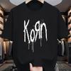 Футболка с принтом в стиле граффити группы Korn, Легкая футболка, Дышащая, Прохладная, Удобная в носке