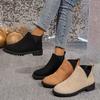 Women's Martin Boots Boots Comfortable Soft Elastic Trend Non-slip Wearable Chic Hundred Outstanding Height Increasing Shoes
