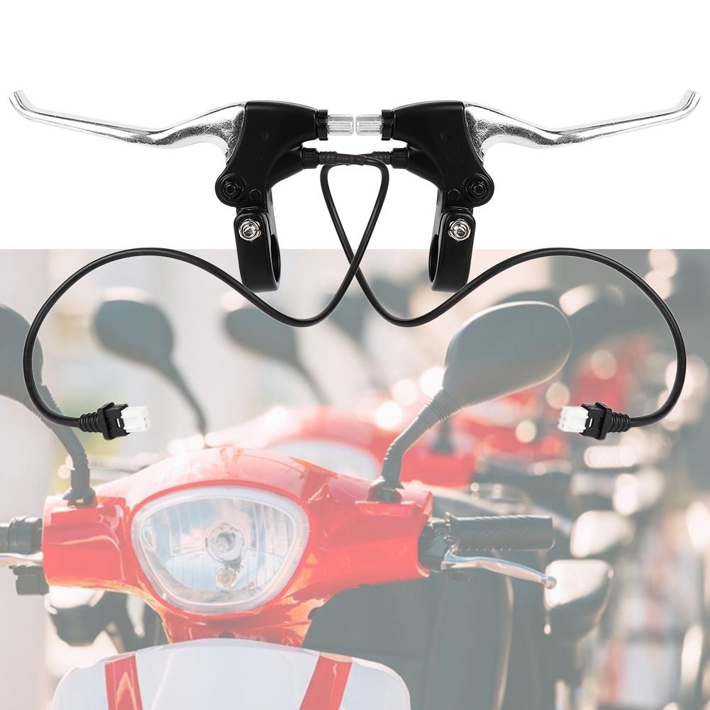 1 Pair Electric Bike Brake Lever Bar Modification Parts for Mountain Road Bicycles
