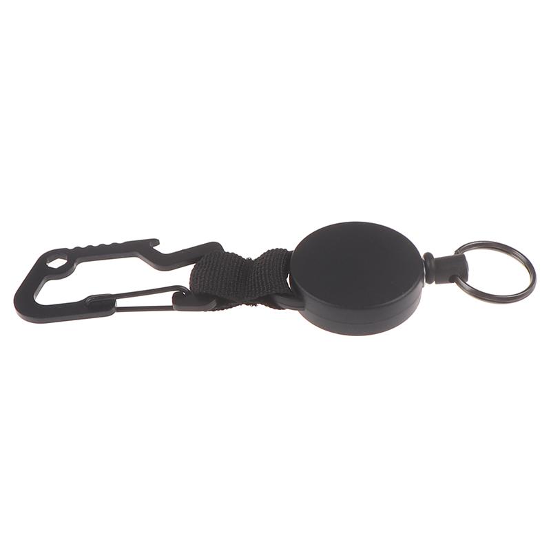 Выдвижной брелок для тяжелых условий эксплуатации, катушка с держателем бейджа с зажимом для карабина Multitool