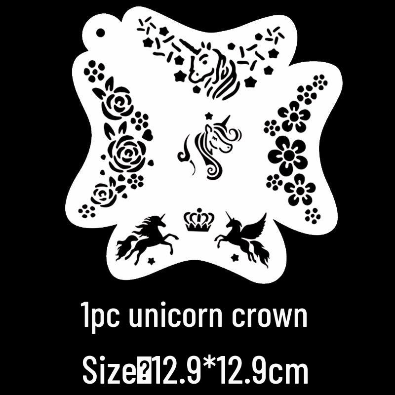 Кружевной трафарет для боди-арта