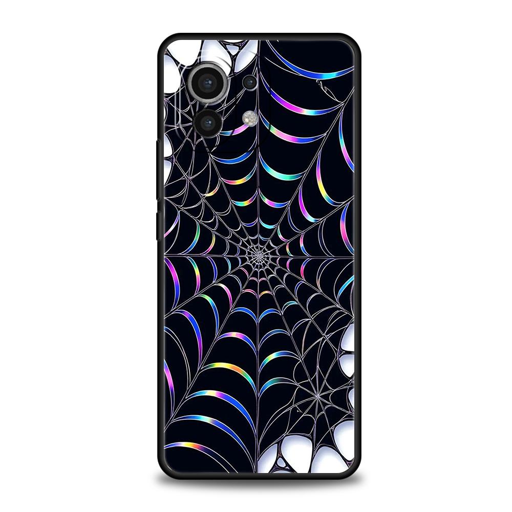 Чехол для телефона для Xiaomi Poco F7 F6 F5 F4 F3 X7 X6 X5 X4 X3 NFC M4 C51 C55 GT Pro 5G Мягкий ТПУ Fundas Паутина Capas Coque