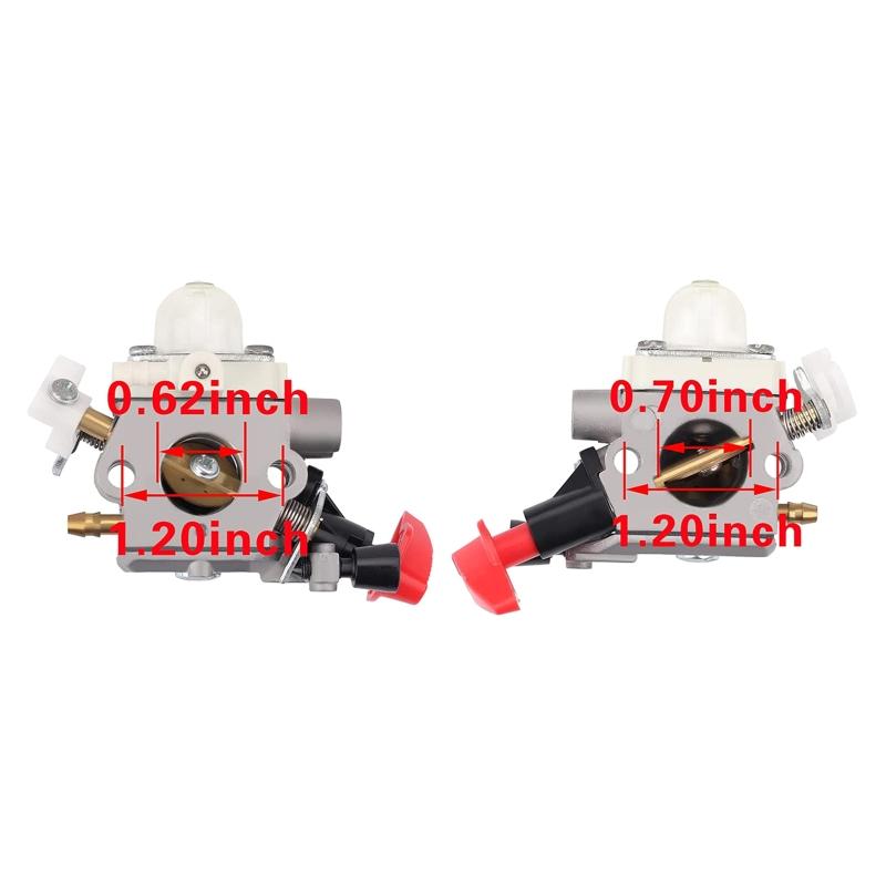 C1M-S267A Carburetor Kit for FS40 FS50 FS56 FS70 FC70 Trimmer Replaces 4144 120 0608