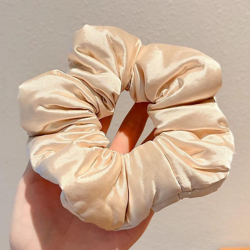 Headband Elegant Elastic Ponytail Scrunches For Women Girls Sweet Hair Accessories Soft Solid Color Hair Bands Gifts