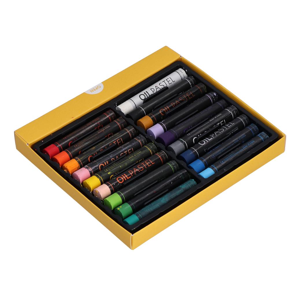 Масляная пастель Тяжелый цвет Цилиндрический масляный живописный мелок для граффити-арта Живопись Рисование 18 цветов