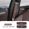 Car Seat Belt Shoulder Cover Leather Shoulder Protector Pad For Alfa Romeo 159 Giulietta 156 147 Giulia Mito GT Stelvio Spider ert853