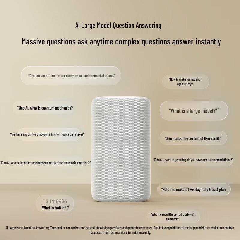 Xiaomi Super Xiaoai Smart Speaker with AI Large Model