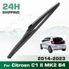 Rear Windshield Wipers Blades,Premium All-Season Wiper blades Replacement For Citroen C1 II MK2 B4 2014-2023