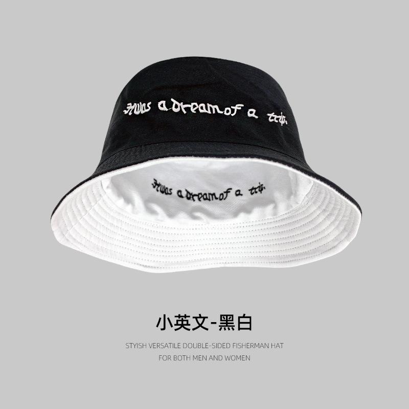 Unisex Four Seasons Hat Women's Fashion Summer Double Sided Bucket Hat Outdoor Sunscreen Mountaineering Hat Men's Shade Basin Hat