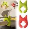Little Demon Devil Pot Shovel Resting Rack Stir Anti Scalding Overflow Creative Integrated No-Nails Kitchen Gadgets Spoon Holder
