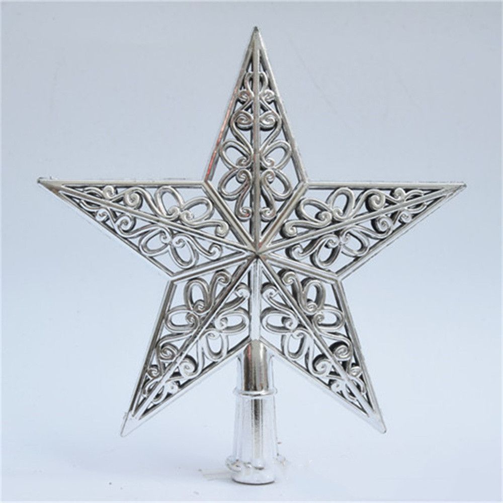 Рождественские украшения Пятиконечная звезда Верхушка для рождественской елки Звезда Верхушка для рождественской елки