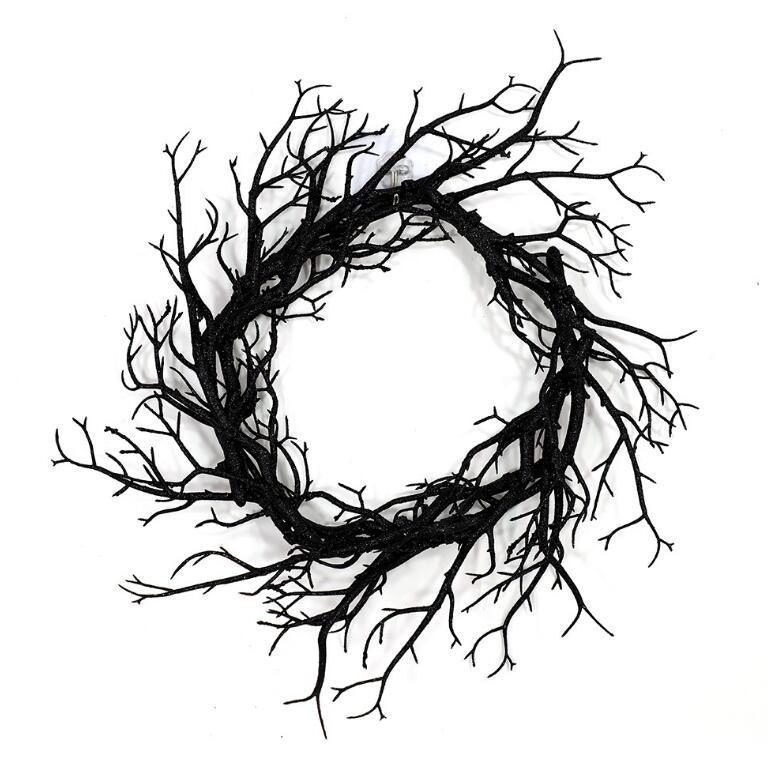 Гирлянда из мертвых веток Праздничное украшение Светящаяся черная гирлянда из веток Моделирование мертвых веток